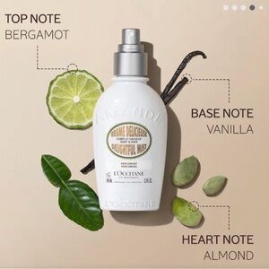 L'OCCITANE 
Almond Hair & Body Fragrance Mist. Size: 3.3 OZ/100 ML